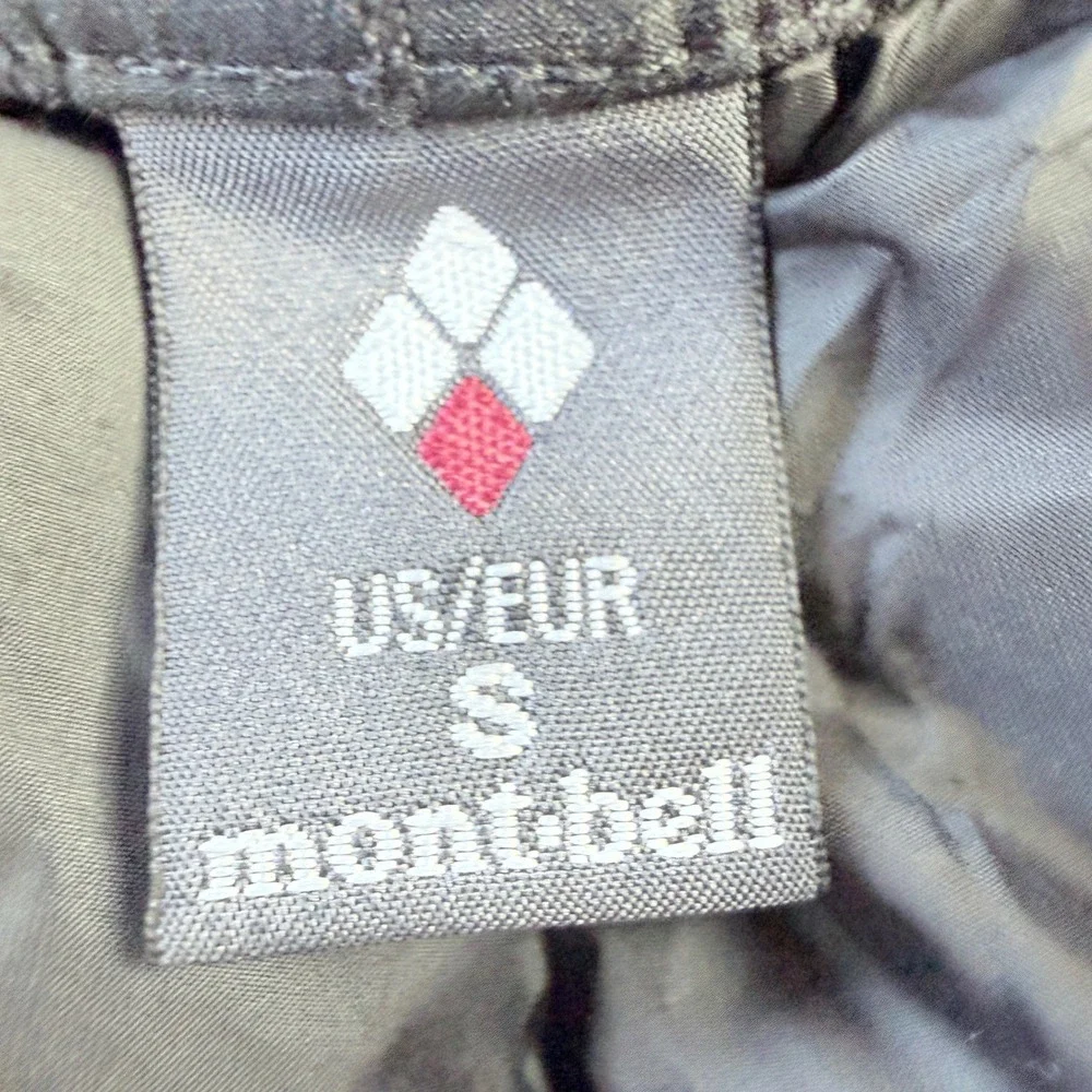 Montbell DRYTEC Down Pants Mens S Black Excellent 800 Fill Power 2301458